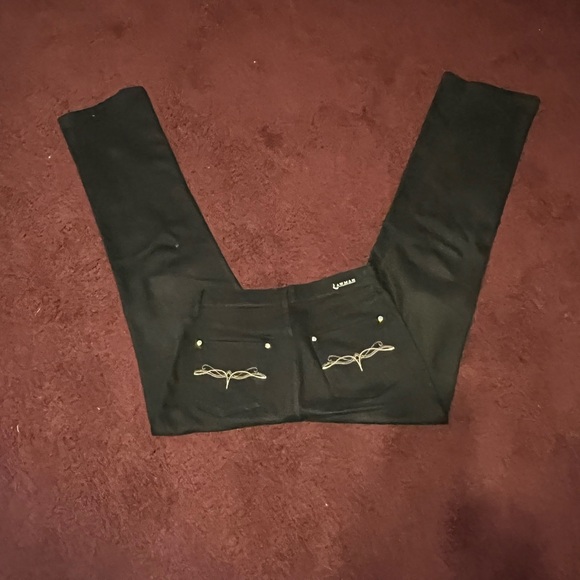 Women’s Lawman black jeans size 9 / 10 ! - Picture 3 of 3